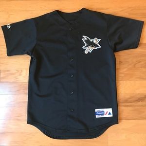 San Jose Sharks Baseball Jersey Majestic